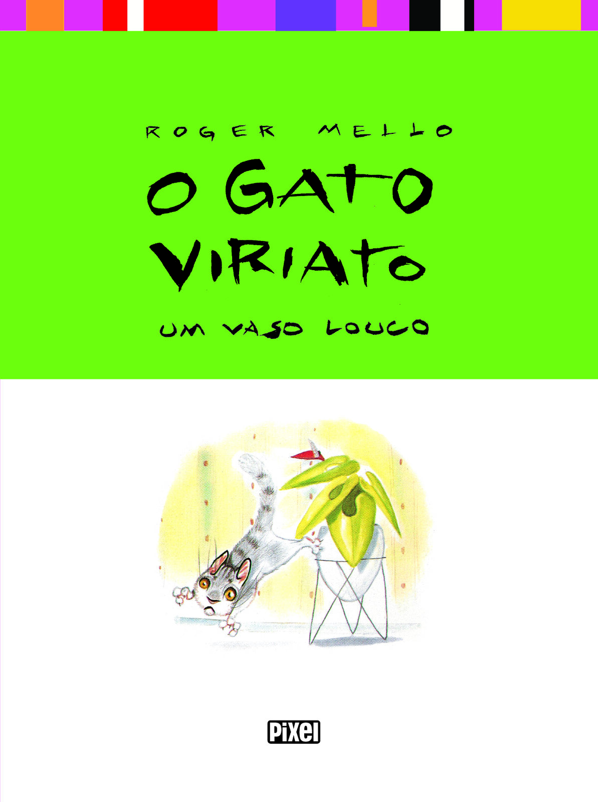 Capa de O gato Viriato: um vaso louco